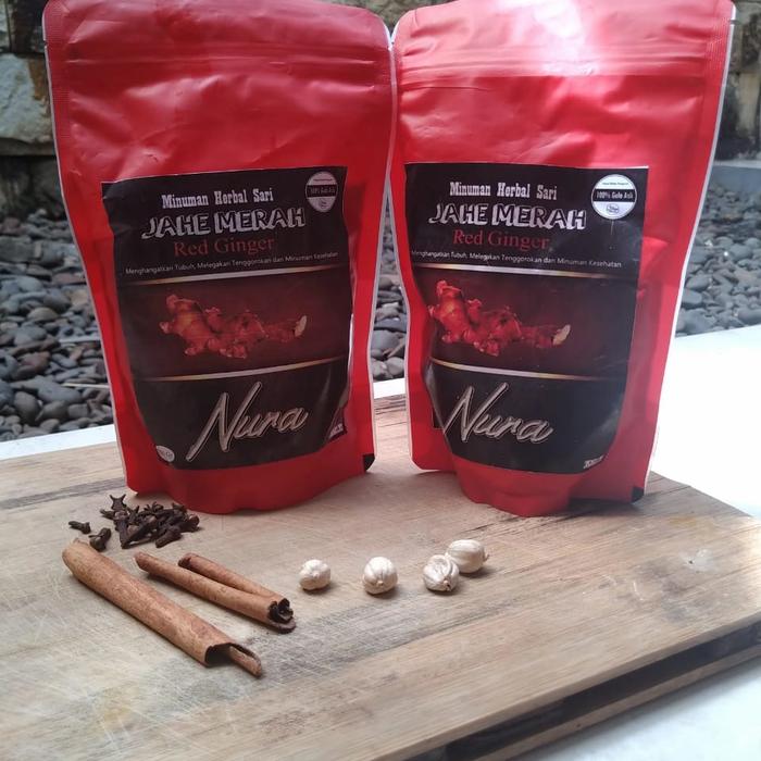 Gambar Minuman Herbal Sari Jahe Merah Nura (tanpa pengawet) dari Sumatra Aroma Medan Kota Medan Tokopedia