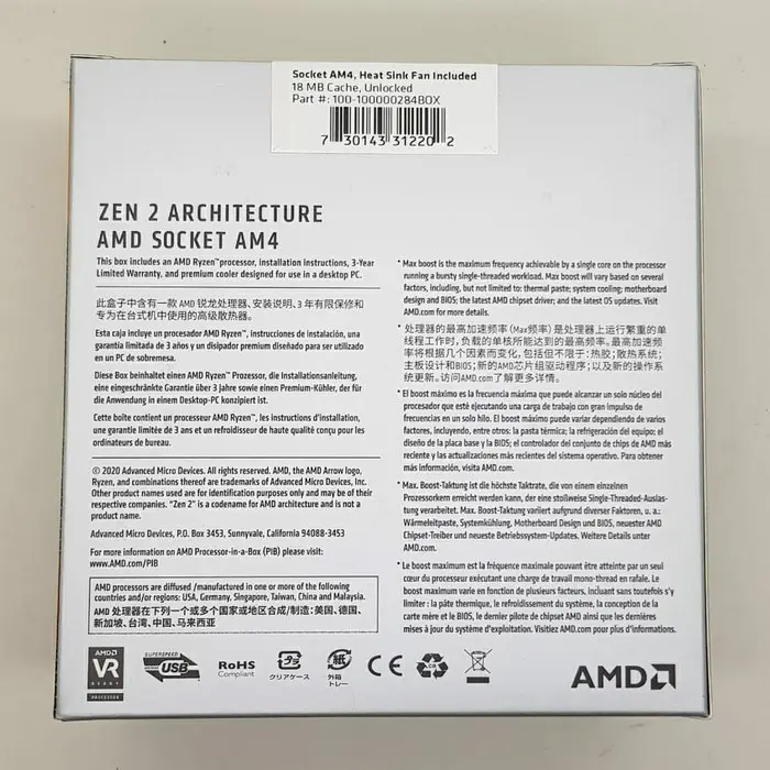 processor RYZEN 3 3100 3.6 Ghz BOX NEW PRODUCT TANPA BUNDLING - Shop ...
