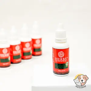 HERBS Ear Drops 30ml - Obat Tetes Pembersih Telinga Kucing Dan Anjing