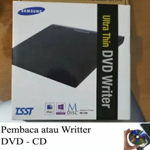 DVD CD RW external SAMSUNG usb 3.0 pembaca writer drive burner player Laptop Pc