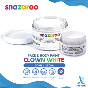 Cat Muka Snazaroo Clown White Face Body Paint Color