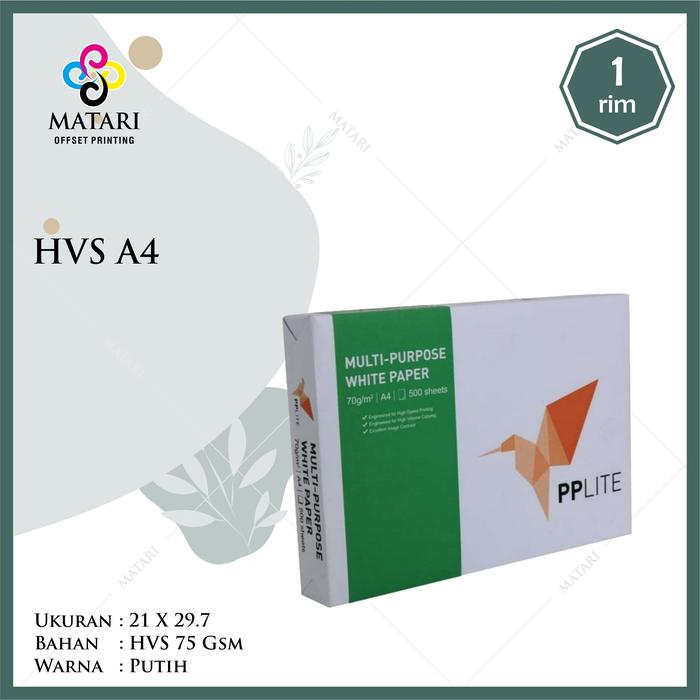 Gambar Kertas Print HVS A4 F4/Folio PP LITE 70gr 75gr 70gsm 75gsm - PP Lite, A4 dari Matari Bandung Kota Bandung 2 Tokopedia