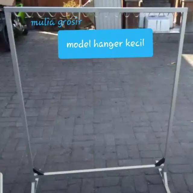 Jemuran Baju Aluminium Hanger Pendek