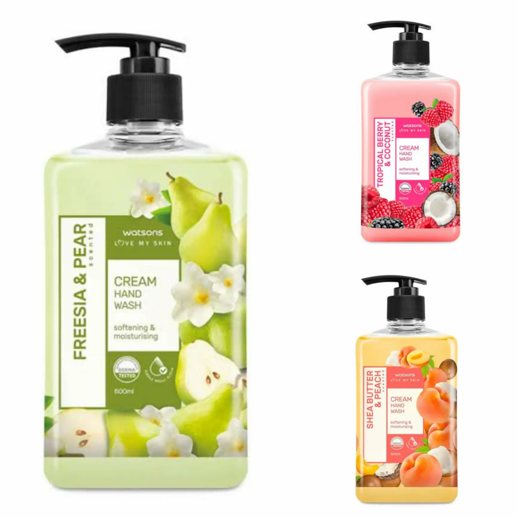 Watsons Hand Wash Scented Cream [500mL]
