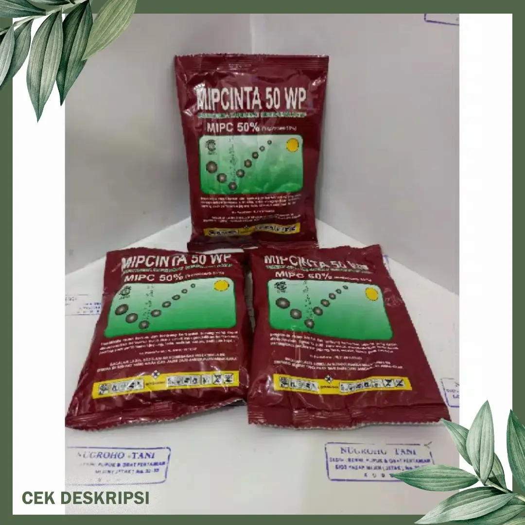 INSEKTISIDA MIPCINTA 50 WP 100 GR