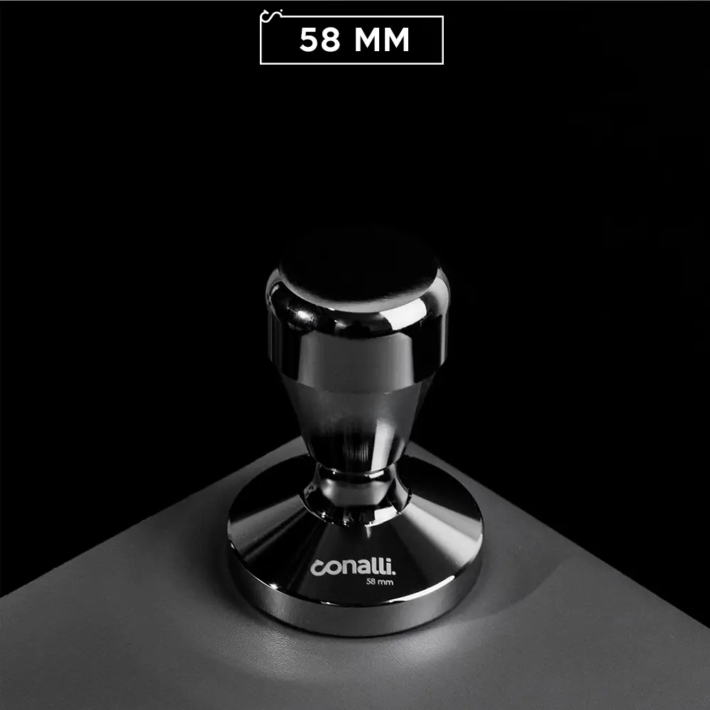 Cromo Tamper 58mm Stainless Penekan Kopi Barista Coffee Tamper Conalli