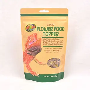 ZOOMED Snack Reptile Lizard Flower Food Topper
