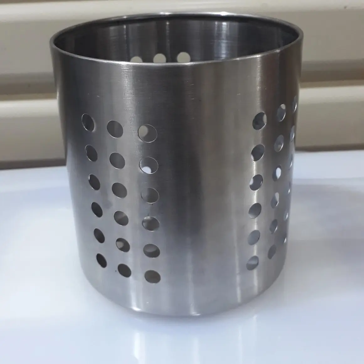 Tempat sendok stainlees Diameter 12cm × tinggi 13cm