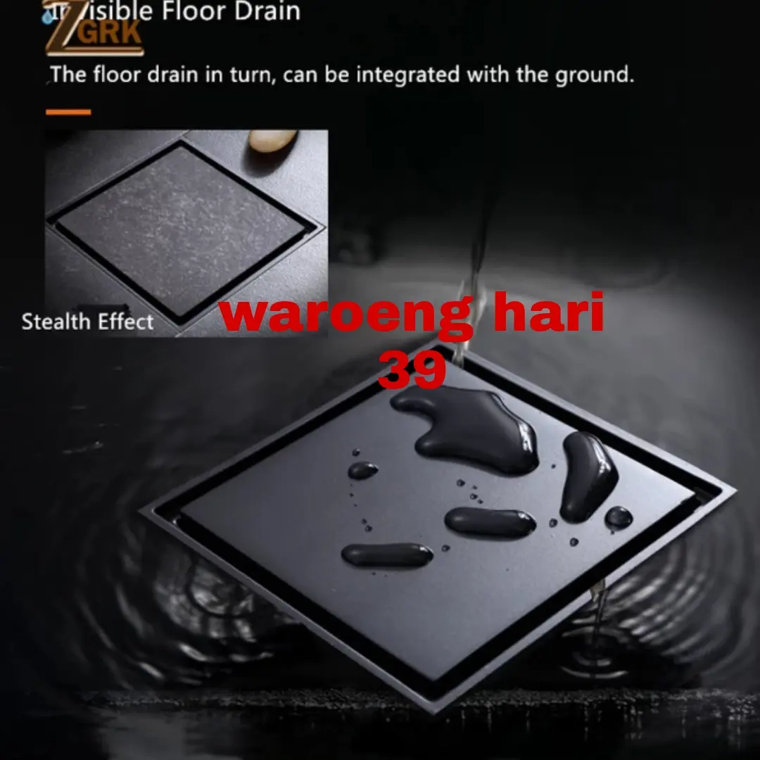 FLOOR DRAIN STAINLESS/SARINGAN GOT KAMAR MANDI HITAM TT-988BLACK