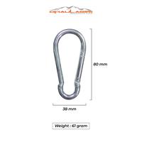 Gambar Dhaulagiri - Gantungan Kunci - Carbiner Hammock 9008 - Karabiner bisa digunakan untuk Hammcok atau Ayunan Outdoor dari Dhaulagiri Official Store Kota Administrasi Jakarta Utara 2 Tokopedia
