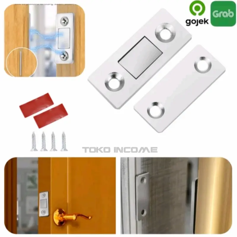 Magnet Plat Kuat Penutup Pintu / Magnetic Door Closer Catches Strong 1