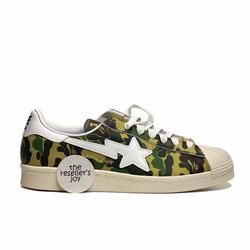 adidas gazelle silver green womens Adidas x Bape Mens Superstar Shoes – Extra Butter