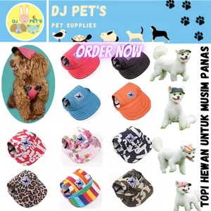 topi anjing pet hat sporty size S minidog