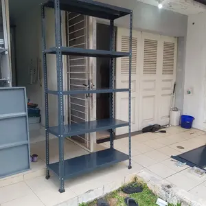 RAK BESI SIKU 5 SUSUN BISA SKLIAN PASANG PLUS KARET