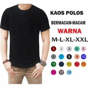 kaos polos cotton combed 30s