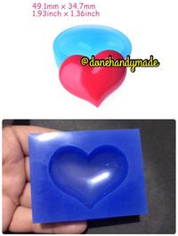 Gambar mold clay mold resin mold fondant mold heart mold pastry cetakan love dari Done Handymade Kota Administrasi Jakarta Barat 2 Tokopedia