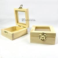 Gambar DADALALA Ring Box / Kotak Cincin Model Kotak Kayu Pinus Ukuran 9x9x4 dari Dadalala Kota Malang 3 Tokopedia