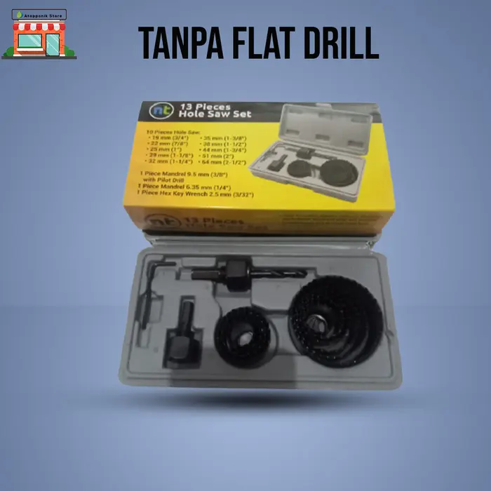 Gambar mata bor holesaw besi dari Atapponik Store Kota Surabaya 3 Tokopedia