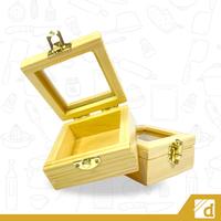 Gambar DADALALA Ring Box / Kotak Cincin Model Kotak Kayu Pinus Ukuran 9x9x4 dari Dadalala Kota Malang 1 Tokopedia