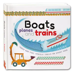 Buku bayi - Boats Planes & Trains Touch & Feel Board Books