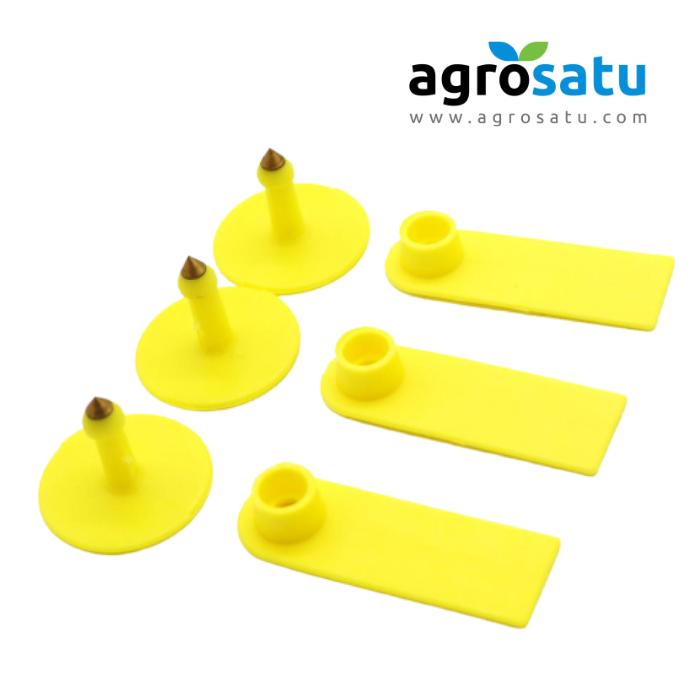 Ear Tag Polos Kambing Domba Tanpa Nomor/Blank Sheep Eartag 3
