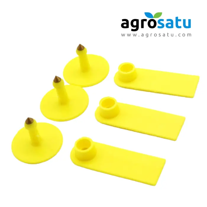 Ear Tag Polos Kambing Domba Tanpa Nomor/Blank Sheep Eartag 3
