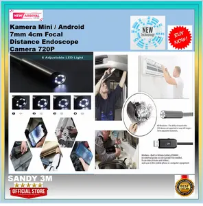 Kamera Mini / Android 7mm 4cm Focal Distance Endoscope Camera 720P