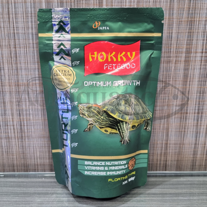 Gambar HOKKY TURTLE OPTIMUM GROWTH 100GR PAKAN PELLET PELET KURA-KURA dari ADRAQUATIC Kota Bandung Tokopedia