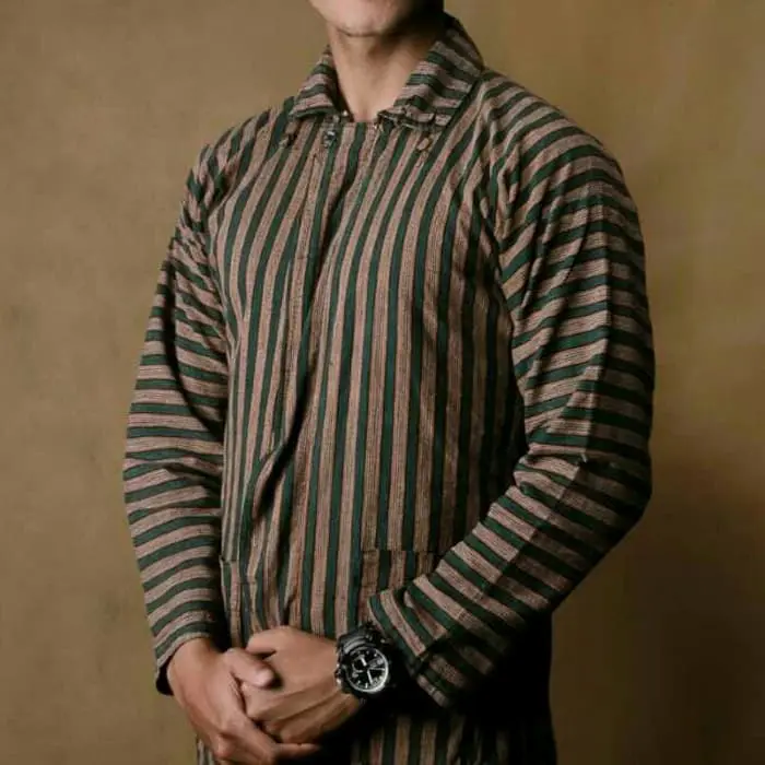 Baju Preweding Lurik Adat Jawa Kebaya + Surjan Bonus Blangkon Batik 1