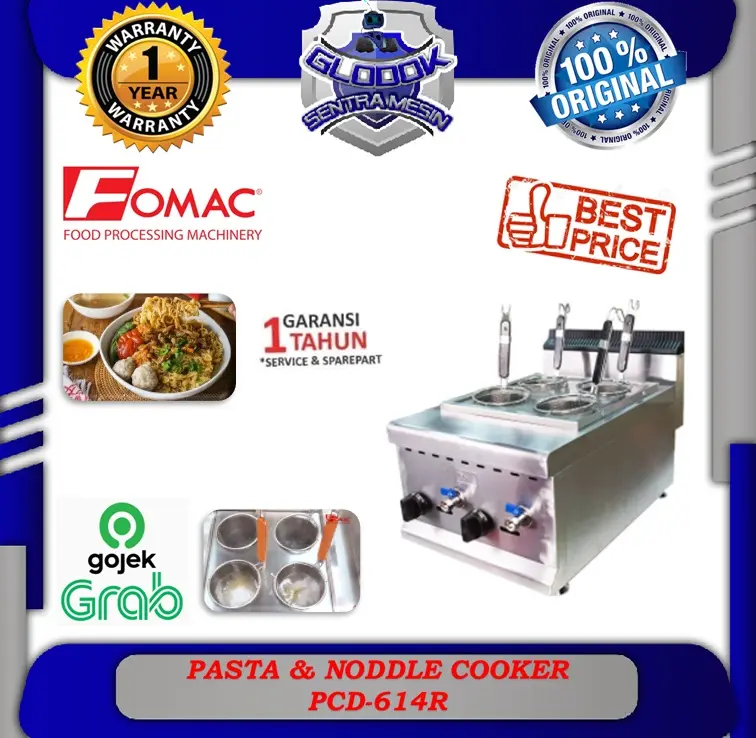 Mesin Perebus Mie / Noodle Cooker FOMAC PCD-614R
