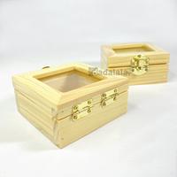 Gambar DADALALA Ring Box / Kotak Cincin Model Kotak Kayu Pinus Ukuran 9x9x4 dari Dadalala Kota Malang 4 Tokopedia