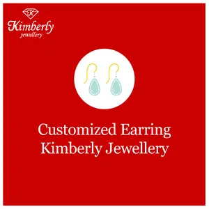 Customized 1 Set Perhiasan Berlian Orange Sapphire KER637393 - Kimberly Jewellery