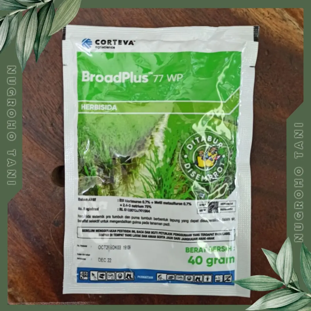 HERBISIDA BROADPLUS 77 WP 40 GR PENGGANTI ALLY PLUS