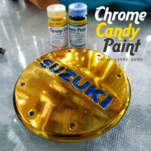 Cat Pewarna Logam Basis CHROME CANDY PAINT Isi Lebih Banyak12.5ml