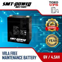 Gambar Battery SMT 6V 4,5AH Emergency Lampu Aki Kering SMT 6V 4.5AH dari TokoUPS Kota Administrasi Jakarta Pusat 1 Tokopedia