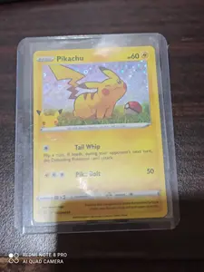 Pikachu Holo Promo Pokemon TCG Card General Mills 25th Anniversary