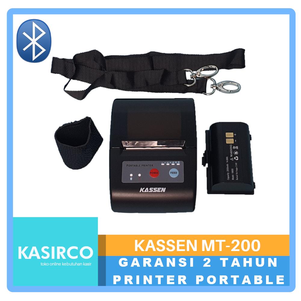 Printer Thermal Bluetooth Portable Kassen MT-200