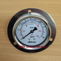 Gambar Pressure / Presure Gauge Payung Full Stainless 2,5 inch 10 bar 150 psi dari Mitra Sarana Teknindo Kota Administrasi Jakarta Barat 1 Tokopedia
