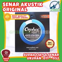 Gambar Senar Gitar Akustik Original .011-.052 Professional RA-38H Orphee SA38 dari Gitarkoe Kota Tangerang Selatan 1 Tokopedia