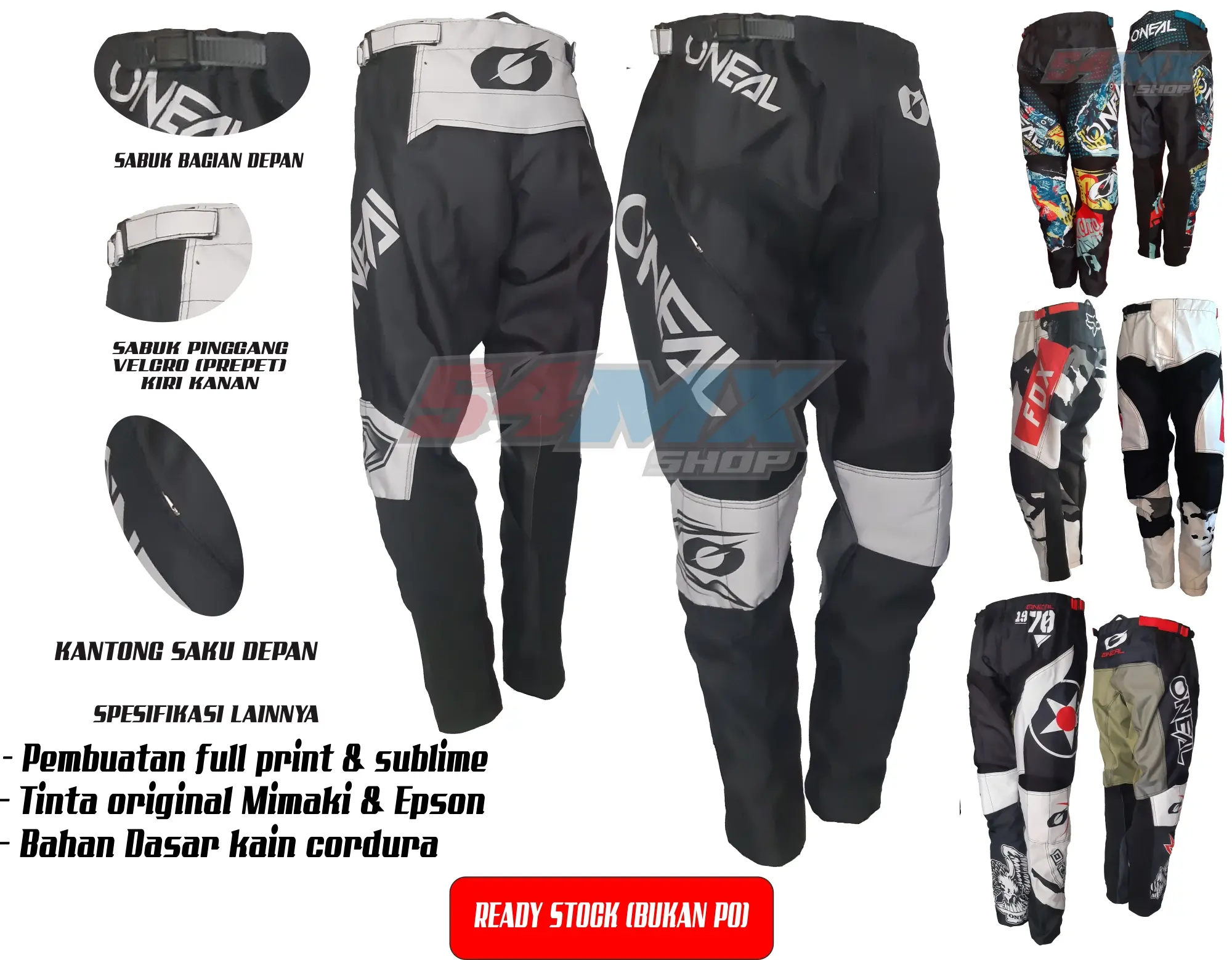 Celana Trail Celana Cross Trail Adventure Full Print Premium Big Size