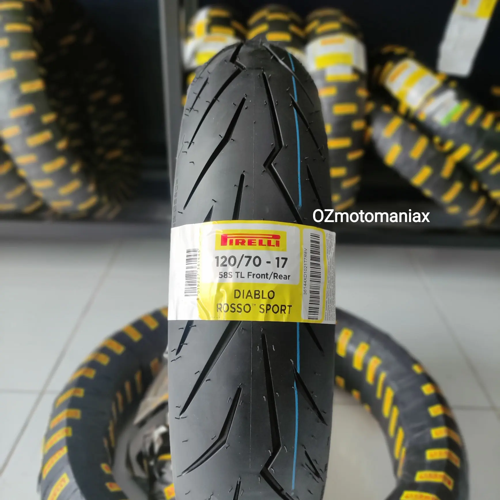 Ban Pirelli Diablo Rosso Sport 120/70-17