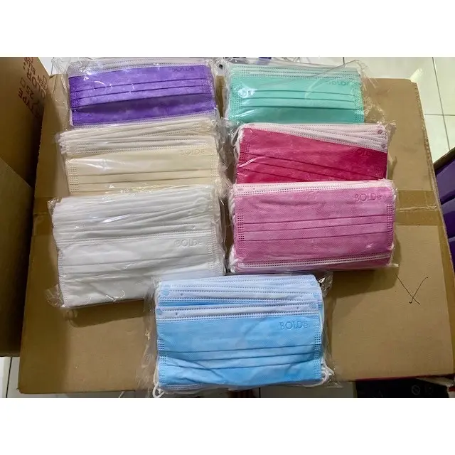 BOLDe Surgical Mask isi 50/Box ( Masker Medis) Kemenkes RI 3