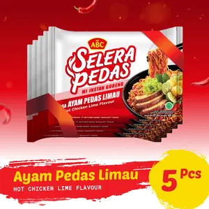 Mie ABC Pack Selera Pedas Goreng Ayam Pedas Limau (5 Pcs)