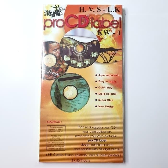 Gambar Magic Hvs CD DVD Label LK isi 100 lembar dari V-King Shop Kota Administrasi Jakarta Barat Tokopedia