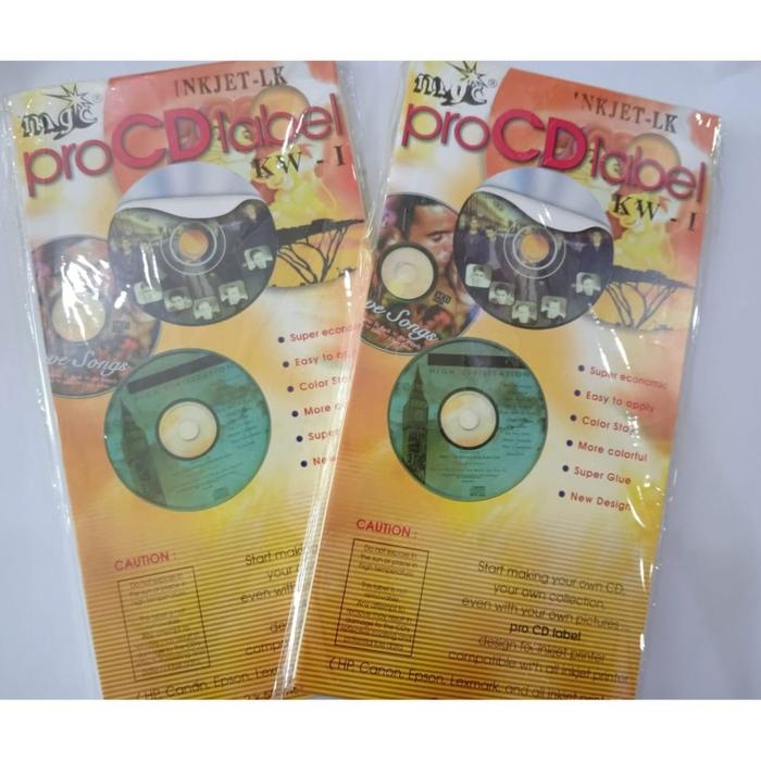 Gambar Magic Inkjet CD DVD Label LK dari V-King Shop Kota Administrasi Jakarta Barat Tokopedia