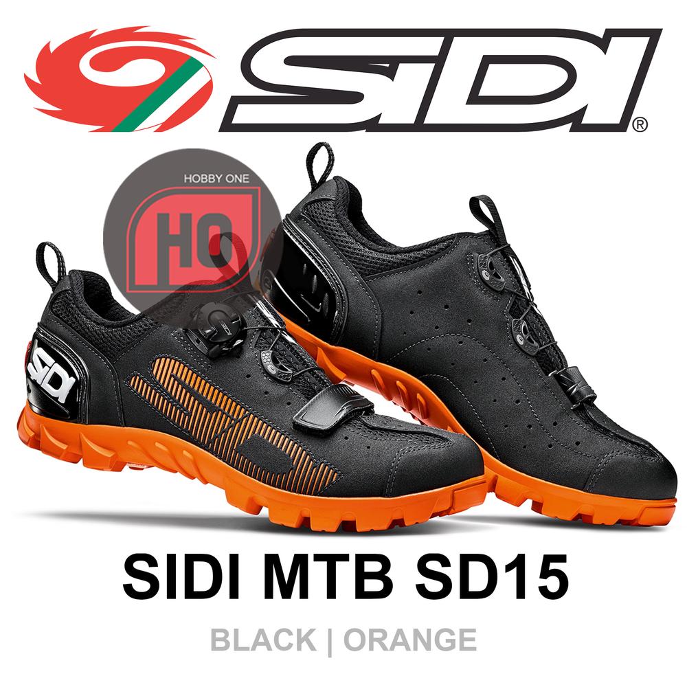 SIDI MTB SD15 - Black Orange - 43