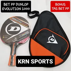 Bet Tenis Meja / Ping Pong DUNLOP Evolution 1000 ( Bonus Tas Bet )