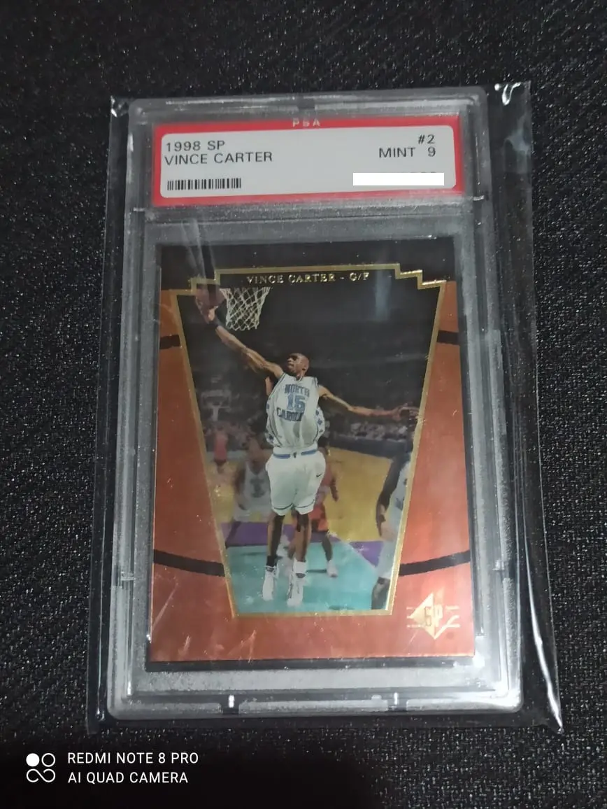 1998-99 SP VINCE CARTER RC PSA 9
