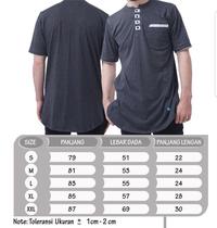 Gambar Baju Koko Muslim Waleed Pria Lengan Pendek Original Cotton Premium - Biru Muda, S dari Firsthand Kota Bandung 3 Tokopedia