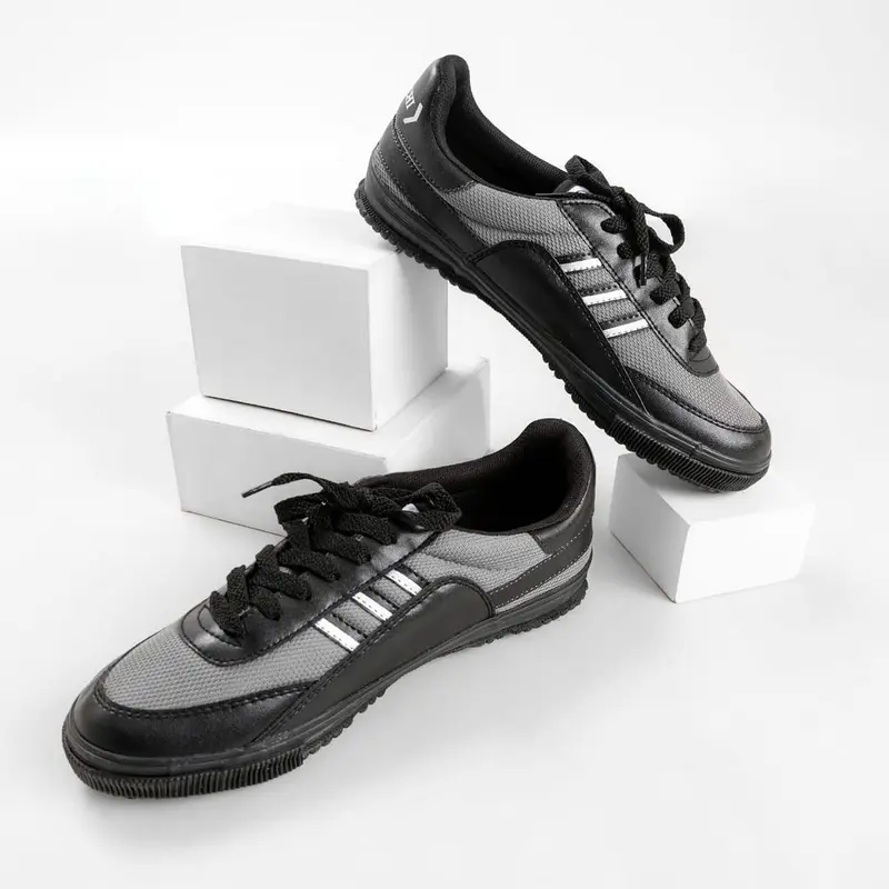 Sepatu Kodachi 8116 Grey Double Black